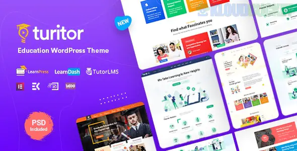 Turitor - LMS & Education WordPress Theme 1.4.7
