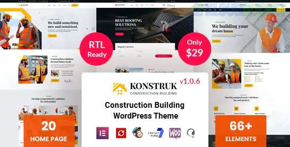 Konstruk - Construction WordPress Theme By rs-theme 1.2.4