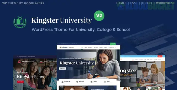 Kingster | Education WordPress For University, College and School 3.2.4
