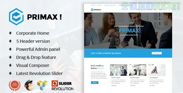 Primax Corporate Business WordPress Theme 1.2