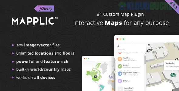 Mapplic - Custom Interactive Map jQuery Plugin 8.4.1