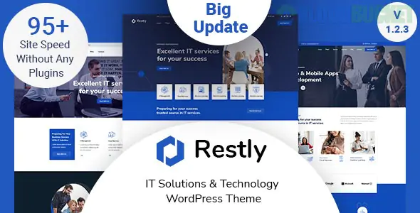 Restly - IT Solutions & Technology WordPress Theme 1.3.6