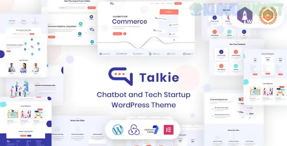 Talkie - Chatbot and Tech Startup WordPress Theme 1.1.5