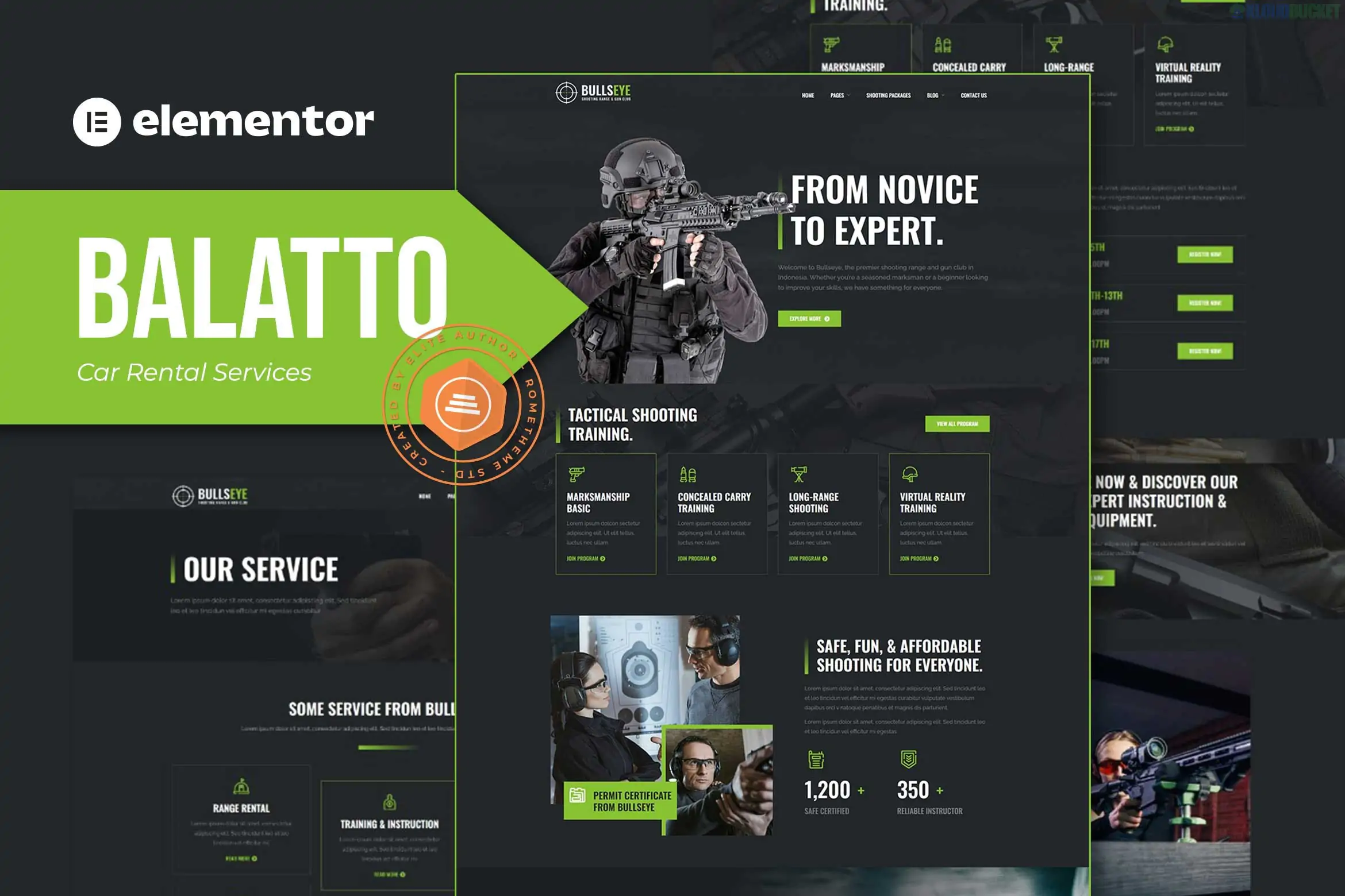 CarQue - Car Rental & Auto Services Elementor Template Kit