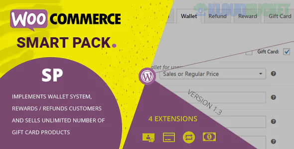 WooCommerce Smart Pack - Gift Card, Wallet, Refund & Reward 1.5