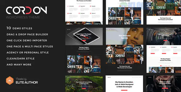Cordon - Responsive One Page & Multi Page Portfolio Theme  1.1.4