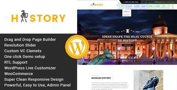 History - Museum & Exhibition WordPress Theme 1.2.2