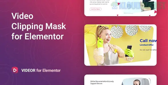 Videor - Video Clipping Mask for Elementor 1.1.7
