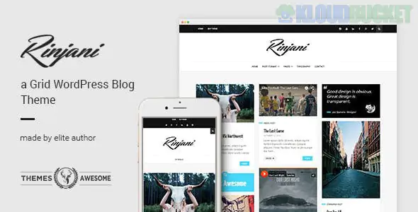 RinjaniA - Responsive Grid Blog Theme 1.6