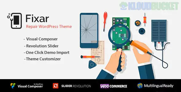 Fixar - Phones & Computer Repair WordPress Theme 2.0.0