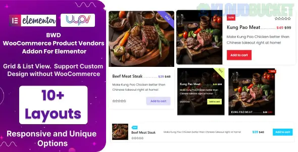 BWD WooCommerce Product Vendors Addon For Elementor 1.6