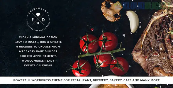 Food & Drink - An Elegant Cafe & Restaurant WordPress Theme 1.5.2