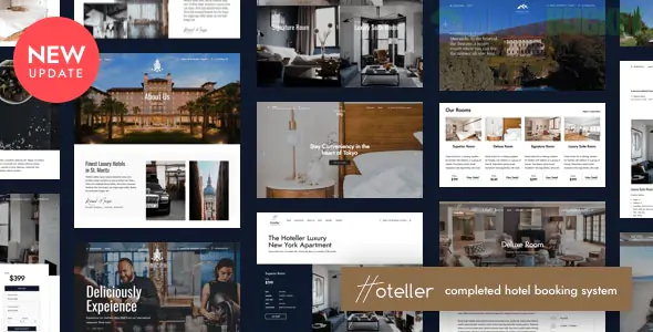 Hoteller | Booking WordPress Theme 6.8.5