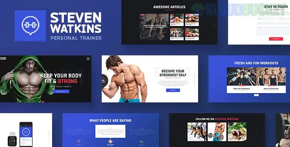 Steven Watkins | Personal Gym Trainer & Nutrition Coach WordPress Theme 1.0.8