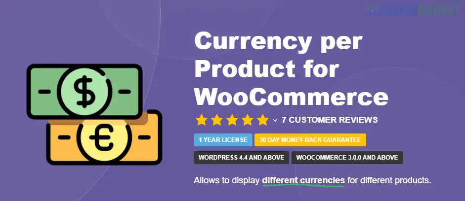 Currency per Product for WooCommerce By TycheSoftwares Pro v1.5.1