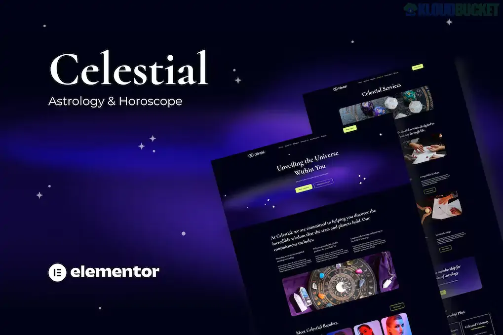 Celestial - Astrology & Horoscope Elementor Template Kit
